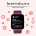 Fitniv Smart Watch, 1.4 Inch Touch Screen Smartwatch with Heart Rate Monitor, IP68 Waterproof Fitness Tracker Compatible with iPhone and Android Phones for Women Men